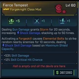 Borderlands 4: Tempest God-Roll level 60 | BL4 | Borderlands
