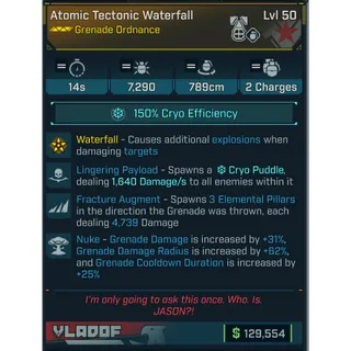 GROLL atomic tectonic waterfall (cryo)