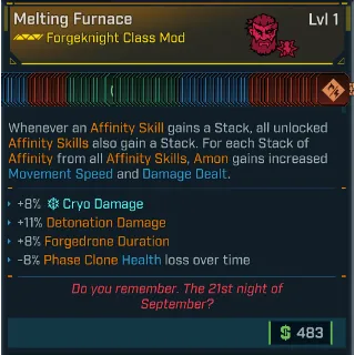 borderlands 4 modded class mod (amon) all skills (adjustable class mod level)