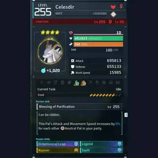 Modded Celesdir god-roll (glider/transport/full-speed mount)