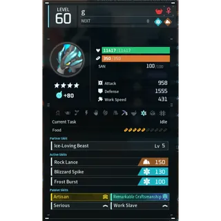 Reptyro cryst godroll (worker) pal palworld