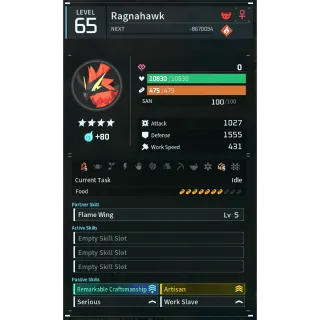 ragnahawk godroll (worker) pal palworld