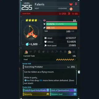 Palworld: Modded Faleris godroll (attacker) pal Pals | Pal World | Pals