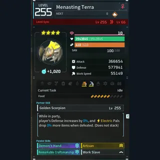 Palworld: Modded Menasting godroll (worker) pal Pals | Pal World | Pals