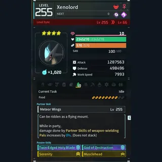 Palworld: Modded Xenolord godroll (attacker) pal Pals | Pal World | Pals