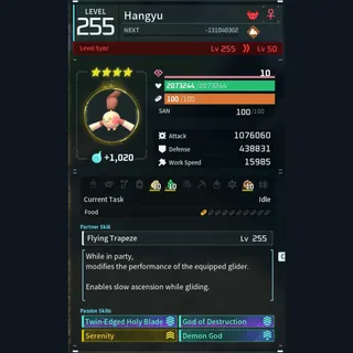 Modded Hangyu god-roll (attacker)