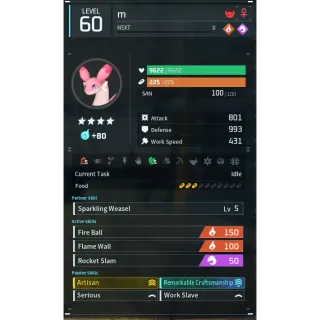 chillet ignis godroll (worker) pal palworld