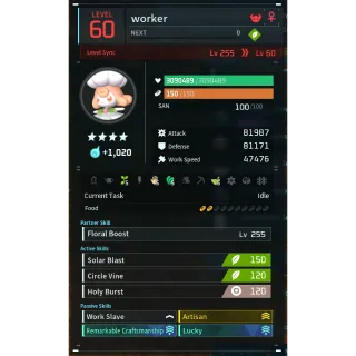 lulu (worker)(MODDED) Palworld