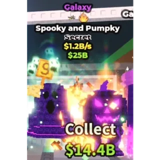 Galaxy Spooky and pumpky