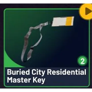 2*Buried City Residential Master Key