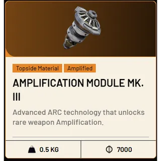 1x Amplification Module MK. III