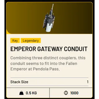 Emperor Gateway Conduit 