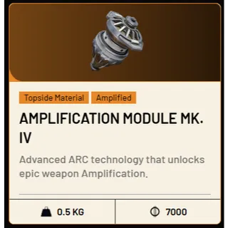 1x Amplification Module MK. IV
