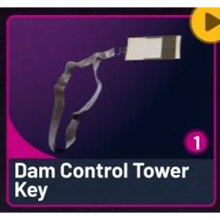DAM key bundles (Control Tower Key Testing Annex Key Staff Room Key Surveillance Key controled access zone key) one of each