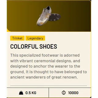 1*Colorful Shoes - Golden