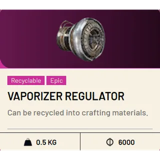 3* Vaporizer Regulator