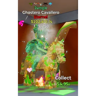 FORTNITE STEAL THE BRAINROT GHOSTERO CAVALLERO JUNGLE 5 TRAITS LVL MAX 100Qi/S