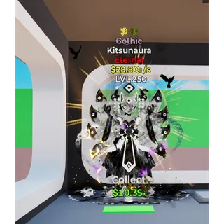 FORTNITE STEAL THE BRAINROT KITSUNAURA GOTHIC 2 TRAITS LVL MAX 28.8 Qi/S