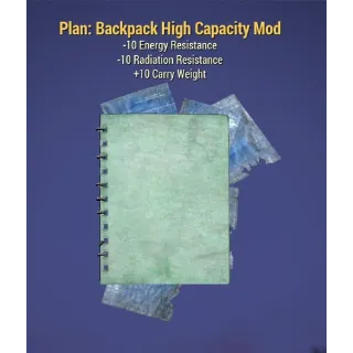 x10 Plan: Backpack High Capacity Mod