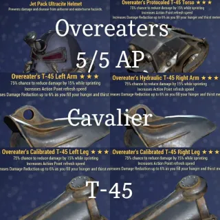 Overeaters AP Cav T-45 Set 