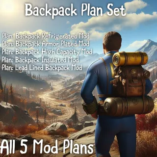 All 5 Backpack Mod Plans
