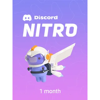 Discord Nitro 1 Month Trial Code – Instant Delivery – New Users Only 