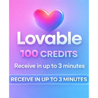 100 lovable credits