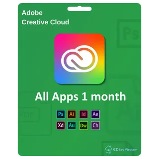 Adobe Creative Cloud | 1-Month Subscription | 100GB Storage