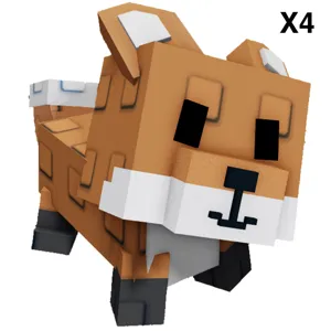 x4 Red Fox Grow a Garden