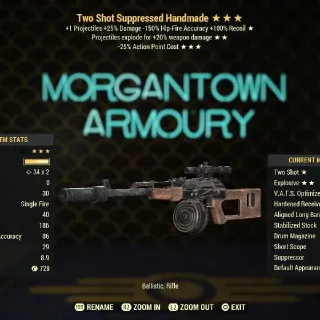 Weapon | Two shot E/25 Handmade