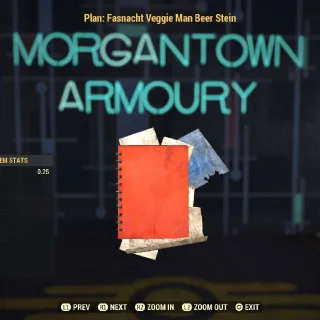 Plan | Fasnacht Veggie Man Beer Stein