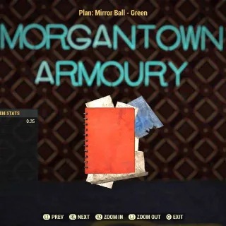 Plan | Mirror ball - Green