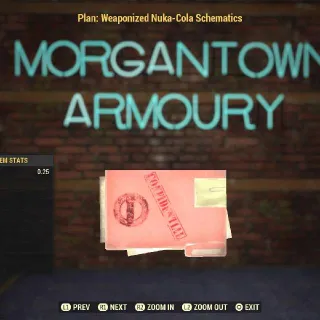 Plan | Weaponized Nuka Cola