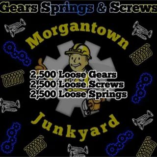 Junk | 2,500 Gears Springs & Screws