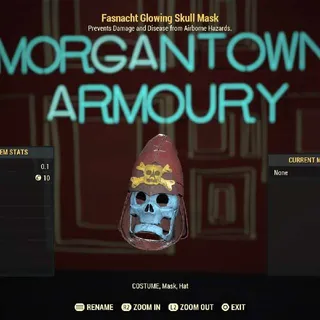Apparel | Fasnacht Glowing Skull Mask