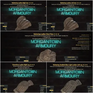 Apparel | Bolstering leather Set