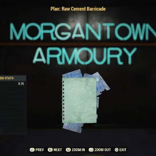 Plan | Raw Cement Barricade