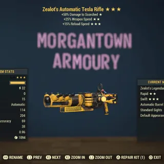 Weapon | Zealots 25/FR Tesla