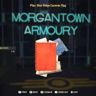Plan | Blue ridge caravan flag