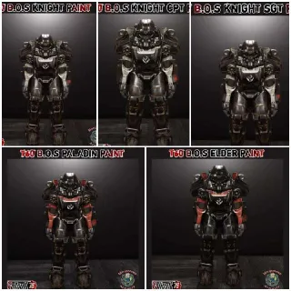 Plan | 50x Mixed B.O.S T60 Paints