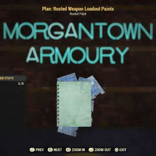 Plan | Rusted Weapon Loadout Paints