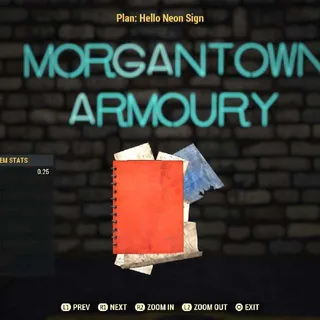 Plan | Hello neon sign