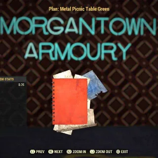 Plan | Picnic table - Green