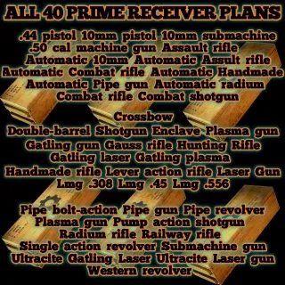 Plan | Full Set Of Prime Plans