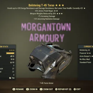 Apparel | Bolstering AP/WWR T45 C