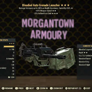 Weapon | Bloodied 25/25 Nade L