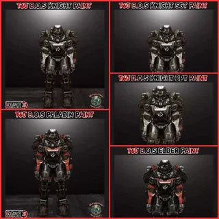 Plan | 5X T-60 B.O.S Paints