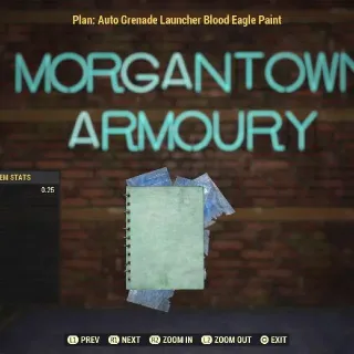 Plan | Grenade launcher Blood Eagle Paint