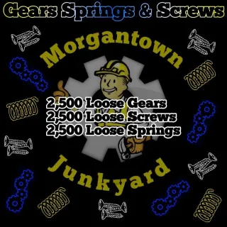 Junk | 2,500 Gears Springs & Screws