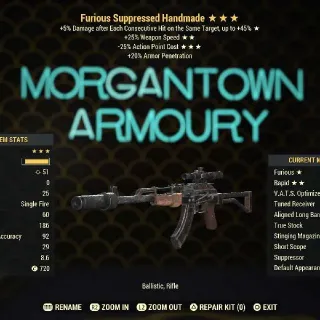 Weapon | Furious 25/25 Handmade